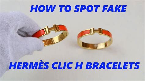 hermes clic h fake vs real|is Hermes clic h real.